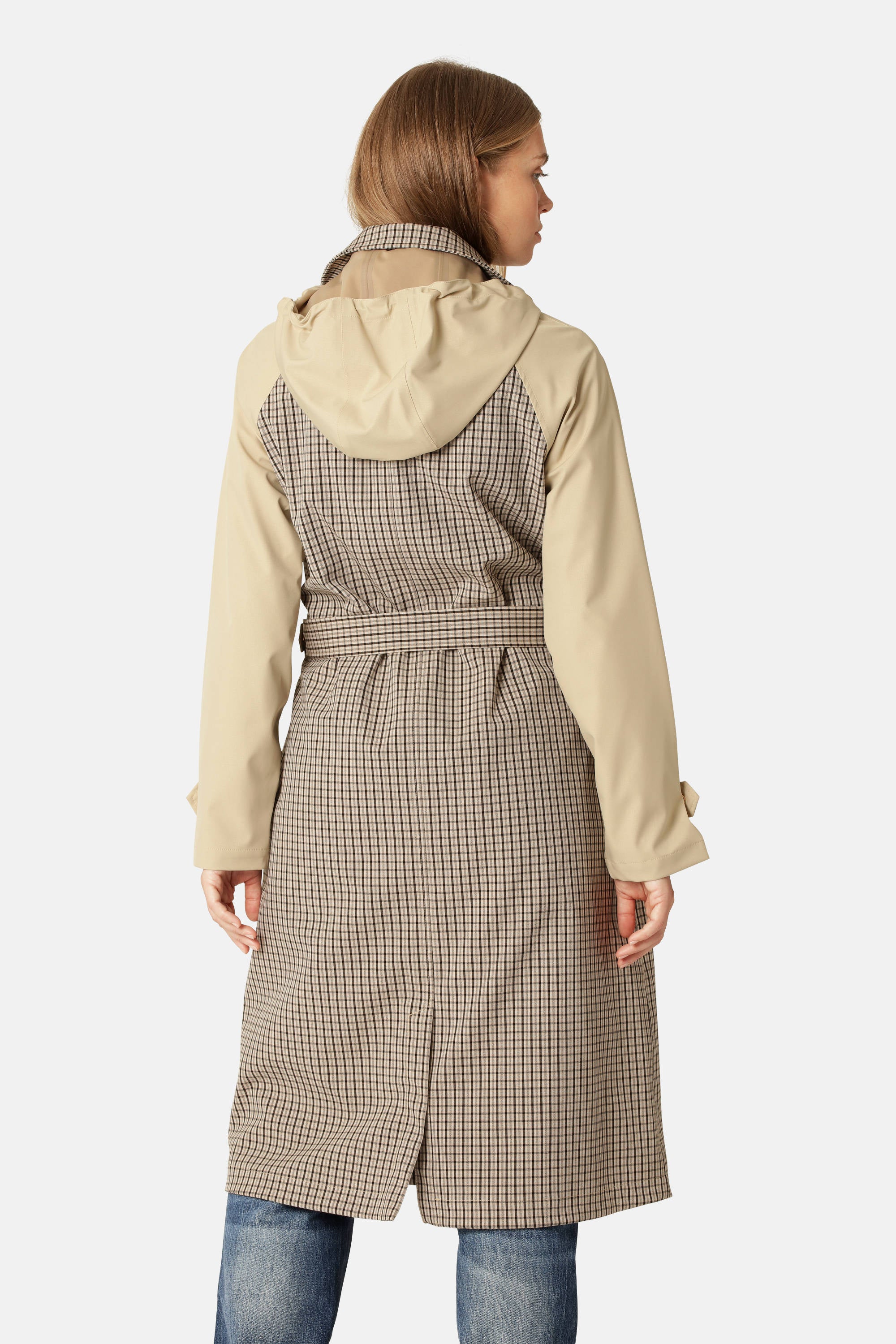 Trench Regnfrakke - White Pepper